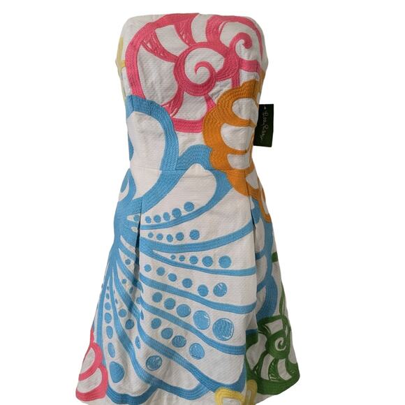 Lilly Pulitzer Dresses & Skirts - NWT Sz 8 Lilly Pulitzer $298 BLOSSOM Chiquita Bonita Strapless Dress